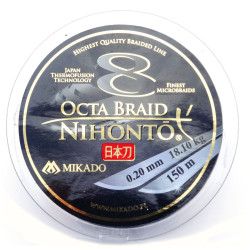 Plecionka Mikado Nihonto OCTA BRAID ZIELONY 0.20/150M