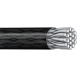 Przypon Dragon - American Fishing Wire 1 x 19 Surflon 3 kg LIGHT 15 cm 2 szt.